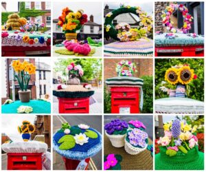 eyes on st albans, heartwarming, summer 2020, yarnbomb, st albans, digitaljen, open door, st albans foodbank