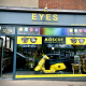 EYES on St Albans displaying MOSCOT branding on the front window