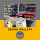 Secrid wallet display at EYES on St Albans Autumn 2023