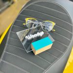 Woodys frames and logo display at EYES on St Albans