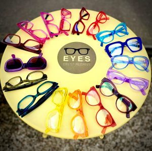 Spring, spring colour, glasses EYES on St Albans