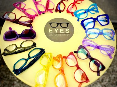Spring, spring colour, glasses EYES on St Albans