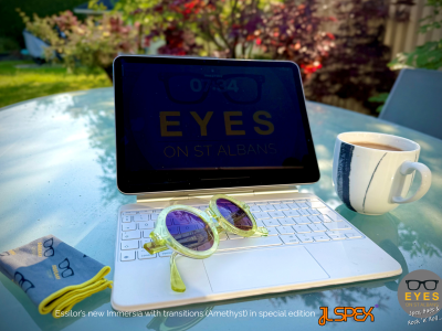 Tinted Lenses, Essilor, Varilux Immersia, EYES on St Albans
